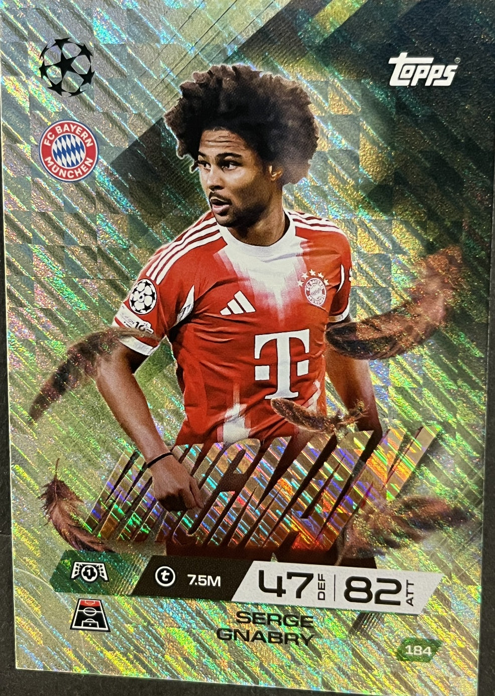 Serge Gnabry 2026 2026 Topps Match Attax Extra 2026 #184