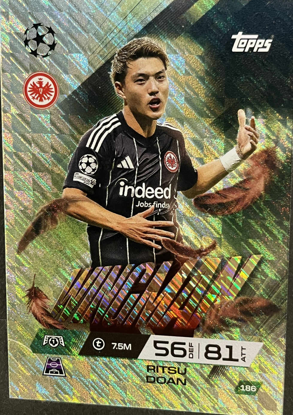Ritsu Doan 2026 2026 Topps Match Attax Extra 2026 #186