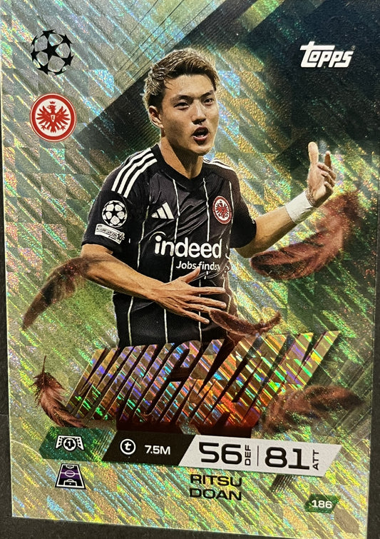 Ritsu Doan 2026 2026 Topps Match Attax Extra 2026 #186