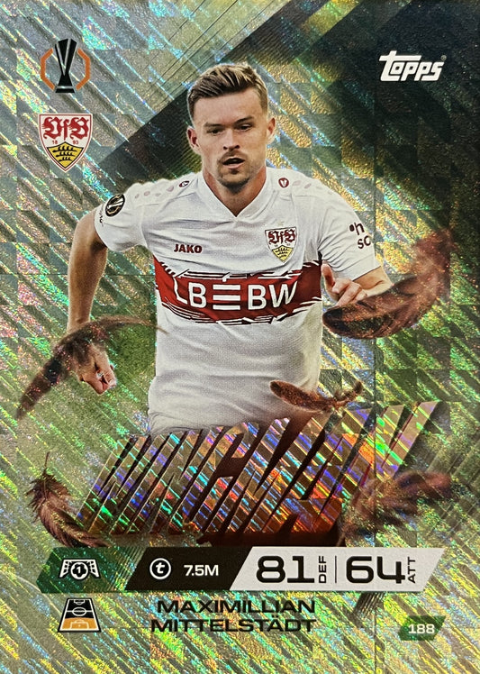 Maximillian Mittelstadt 2026 2026 Topps Match Attax Extra 2026 #188