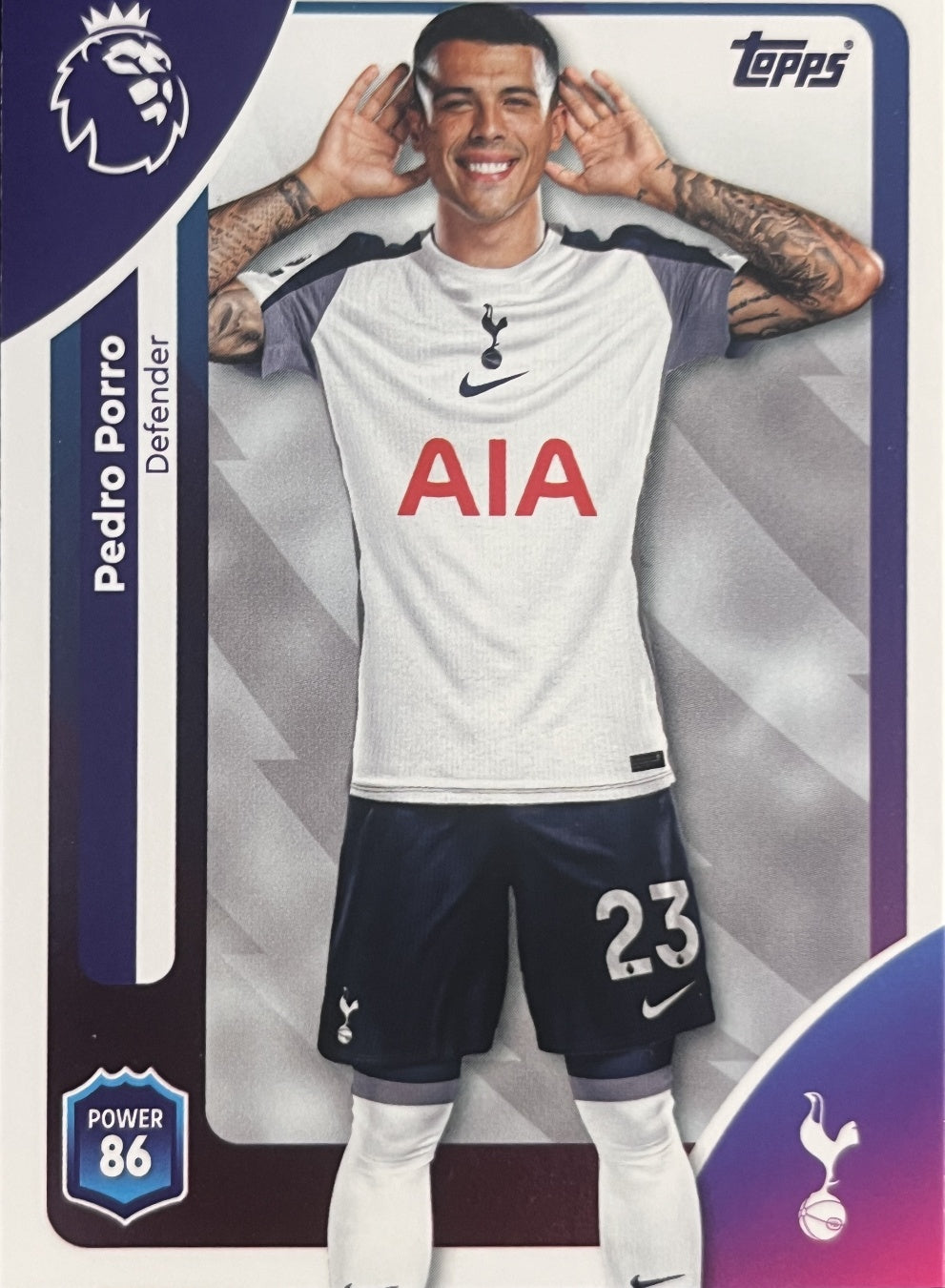 Pedro Porro 2026 2026 Topps Premier League #255