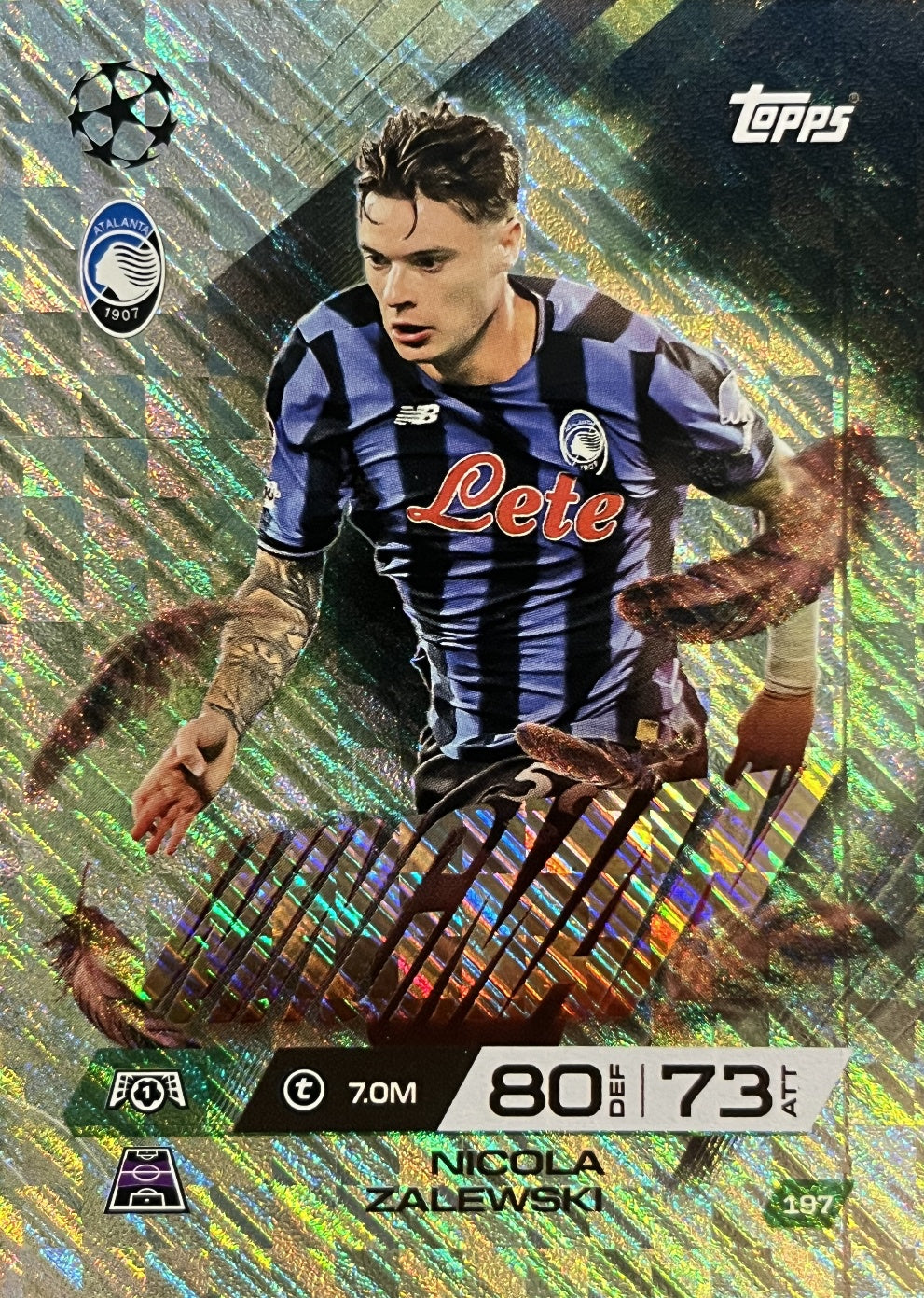 Nicola Zalewski 2026 2026 Topps Match Attax Extra 2026 #197