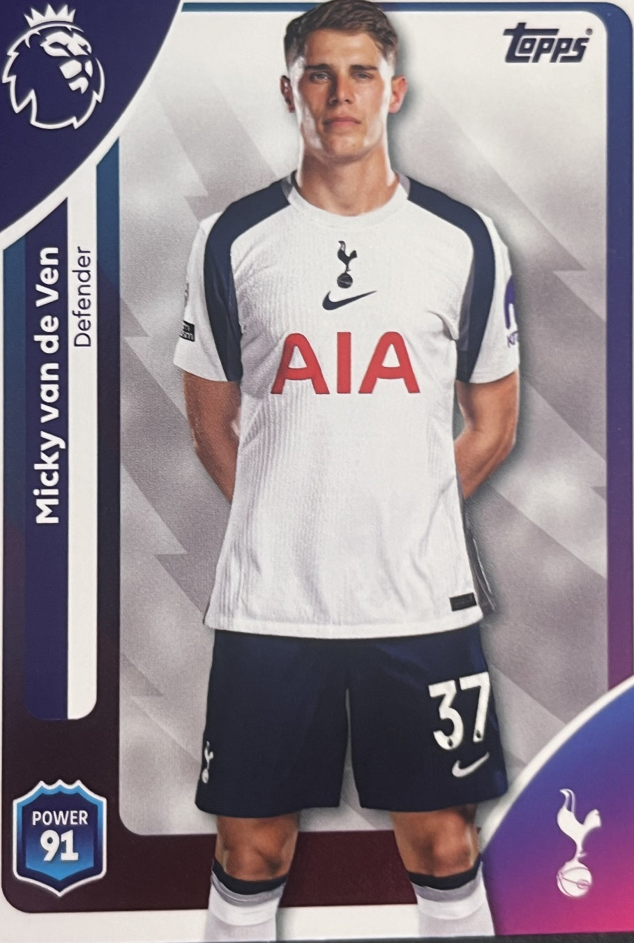 Micky van de Ven 2026 2026 Topps Premier League #256