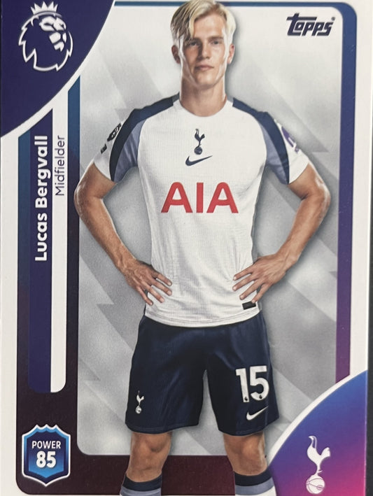 Lucas Bergvall 2026 2026 Topps Premier League #261