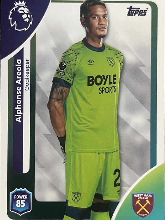 Alphonse Areola 2026 2026 Topps Premier League #272