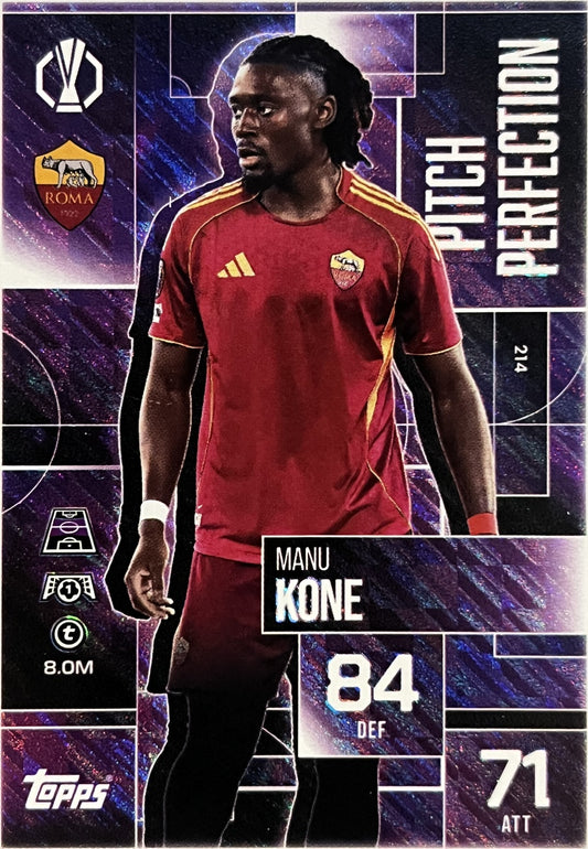 Manu Kone 2026 2026 Topps Match Attax Extra 2026 #214