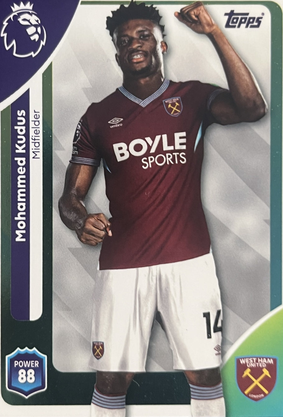 Mohammed Kudus 2026 2026 Topps Premier League #281