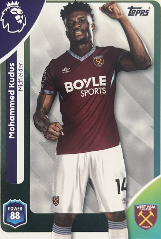 Mohammed Kudus 2026 2026 Topps Premier League #281