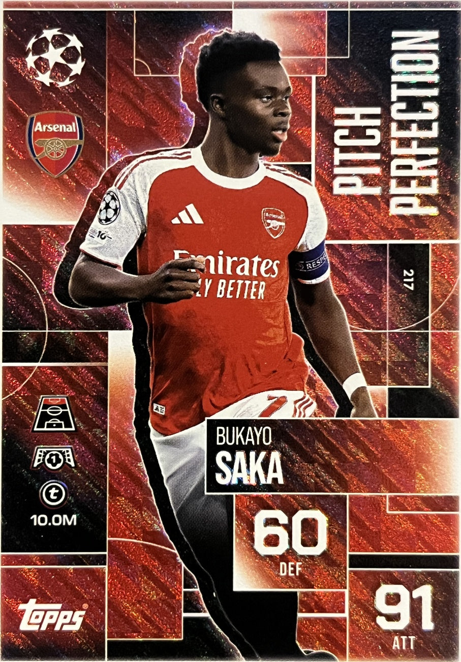 Bukayo Saka 2026 2026 Topps Match Attax Extra 2026 #217