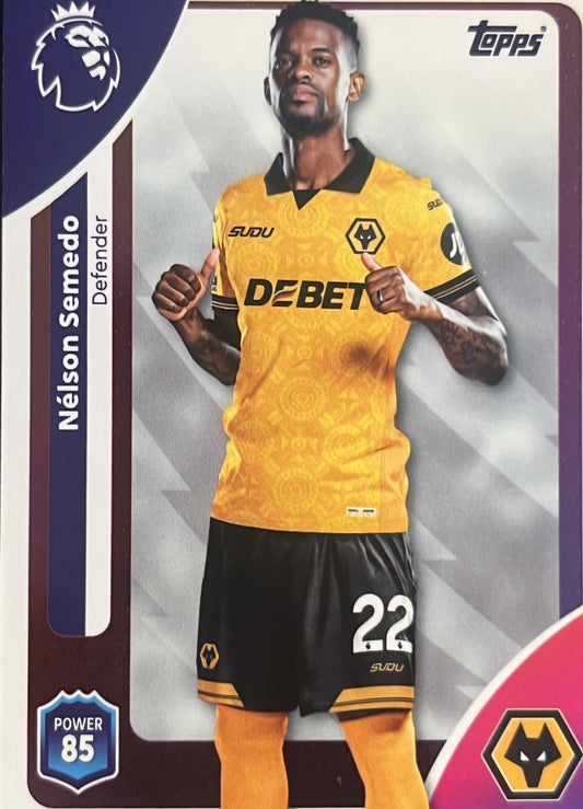 Nélson Semedo 2026 2026 Topps Premier League #291