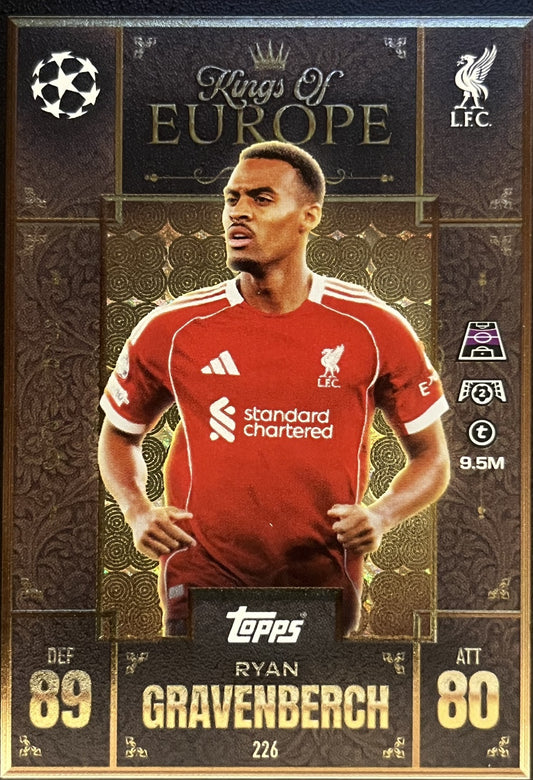 Ryan Gravenberch 2026 2026 Topps Match Attax Extra 2026 #226