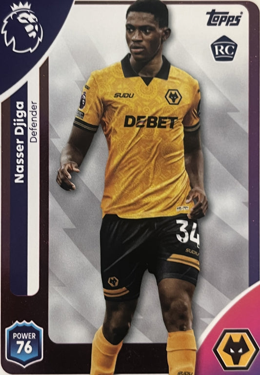 Nasser Djiga 2026 2026 Topps Premier League #292