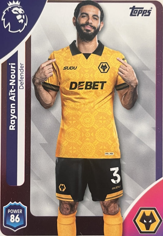 Rayan Aït-Nouri 2026 2026 Topps Premier League #295