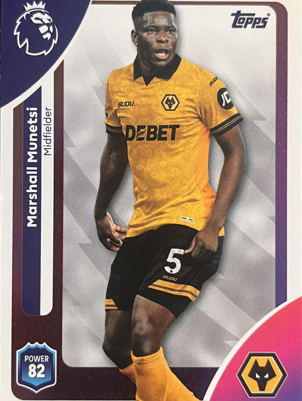 Marshall Munetsi 2026 2026 Topps Premier League #296