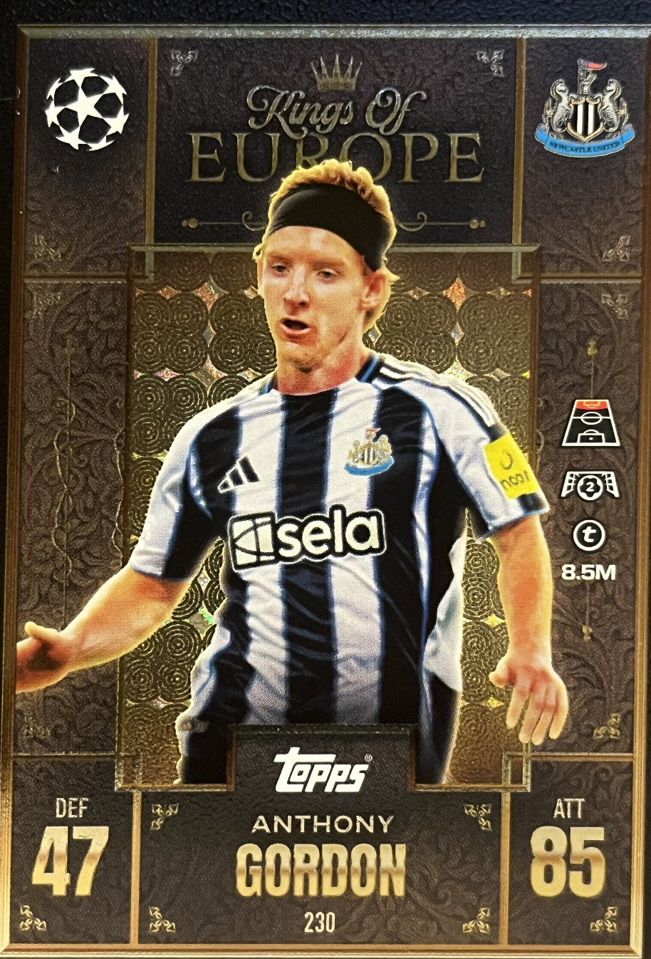 Anthony Gordon 2026 2026 Topps Match Attax Extra 2026 #230