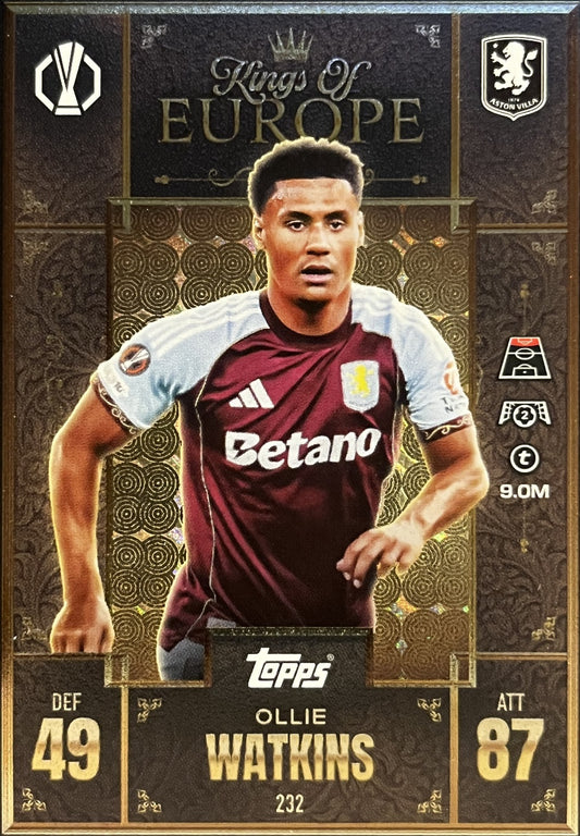 Ollie Watkins 2026 2026 Topps Match Attax Extra 2026 #232