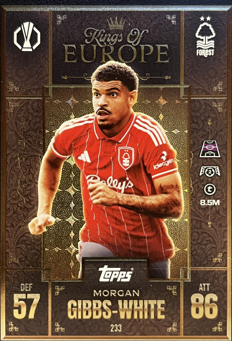 Morgan Gibbs-White 2026 2026 Topps Match Attax Extra 2026 #233