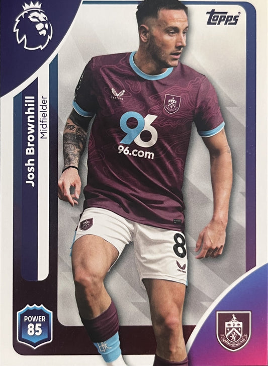 Josh Brownhill 2026 2026 Topps Premier League #315