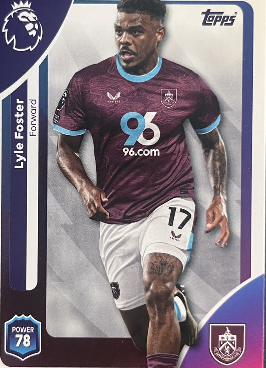 Lyle Foster 2026 2026 Topps Premier League #318