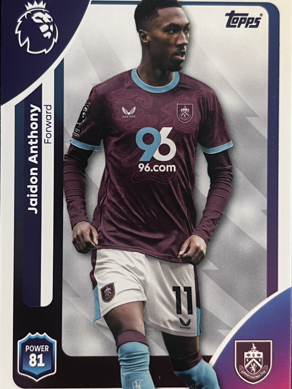 Jaidon Anthony 2026 2026 Topps Premier League #320