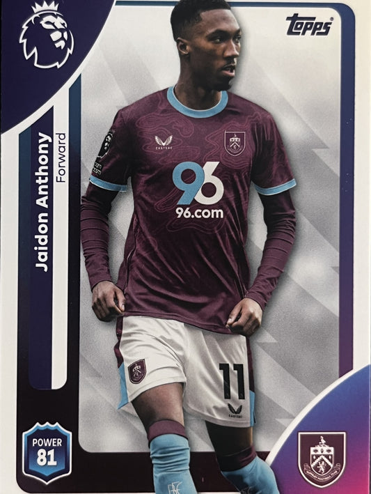 Jaidon Anthony 2026 2026 Topps Premier League #320