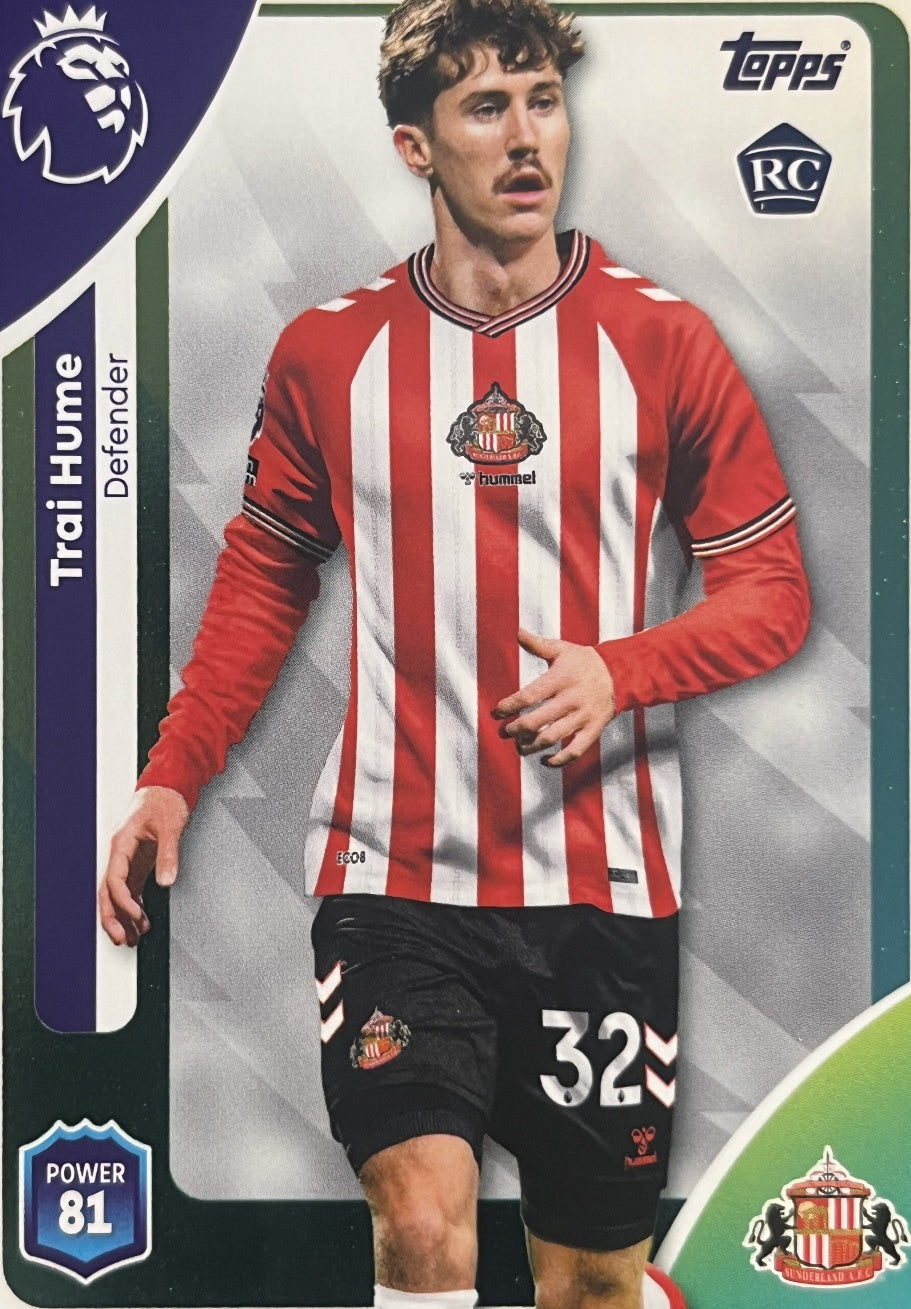 Trai Hume 2026 2026 Topps Premier League #345