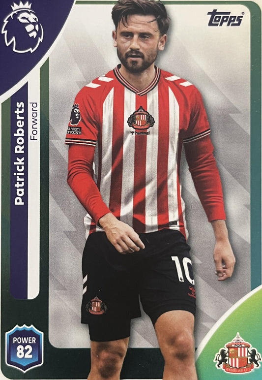 Patrick Roberts 2026 2026 Topps Premier League #355