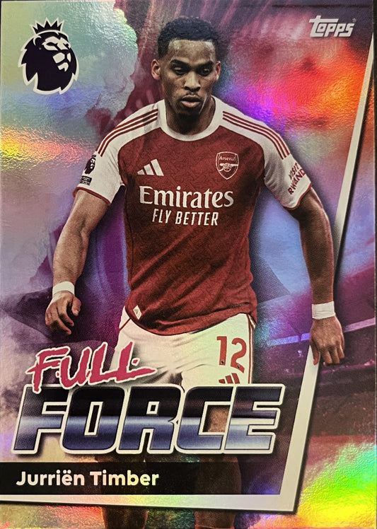 Jurriën Timber 2026 2026 Topps Premier League #17