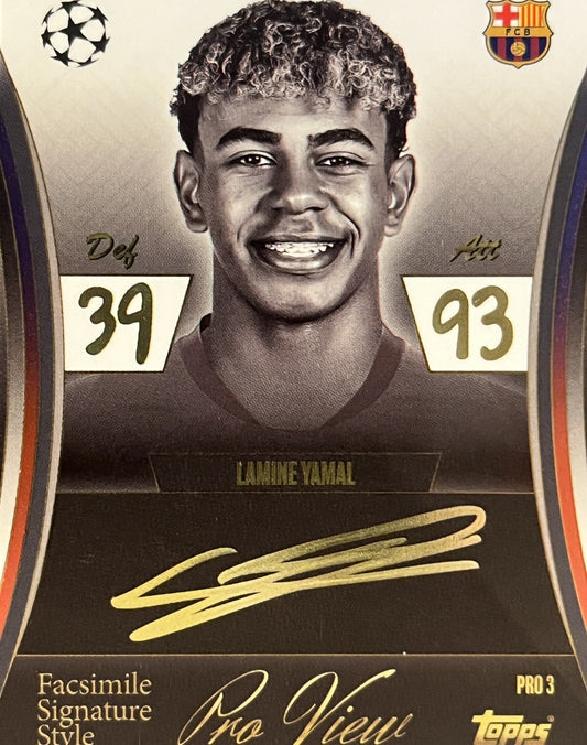 Lamine Yamal 2026 2026 Topps Match Attax Extra 2026 #PRO 3