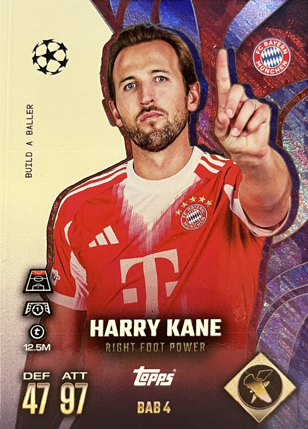 Harry Kane 2026 2026 Topps Match Attax Extra 2026 #BAB 4