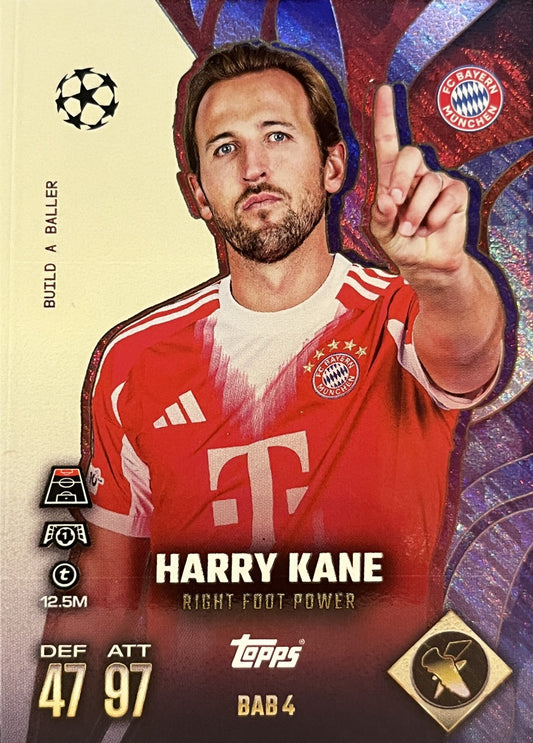 Harry Kane 2026 2026 Topps Match Attax Extra 2026 #BAB 4