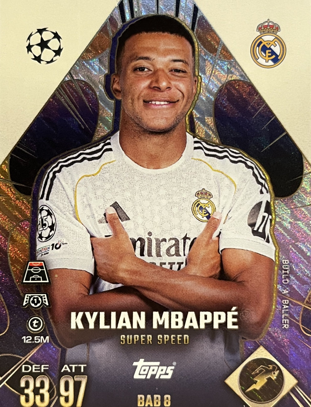 Kylian Mbappe 2026 2026 Topps Match Attax Extra 2026 #BAB 8