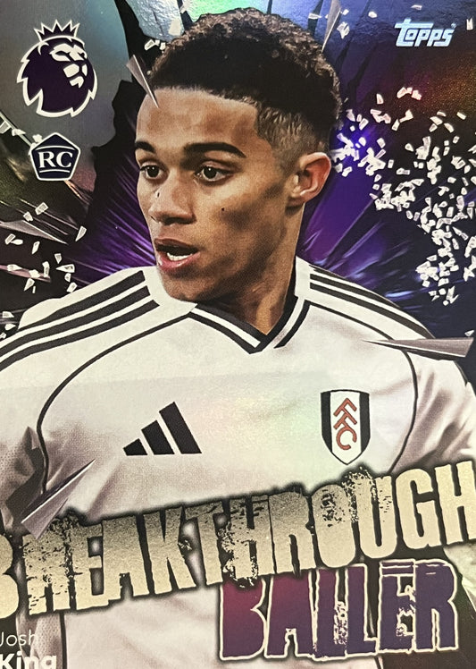 Josh King 2026 2026 Topps Premier League #162