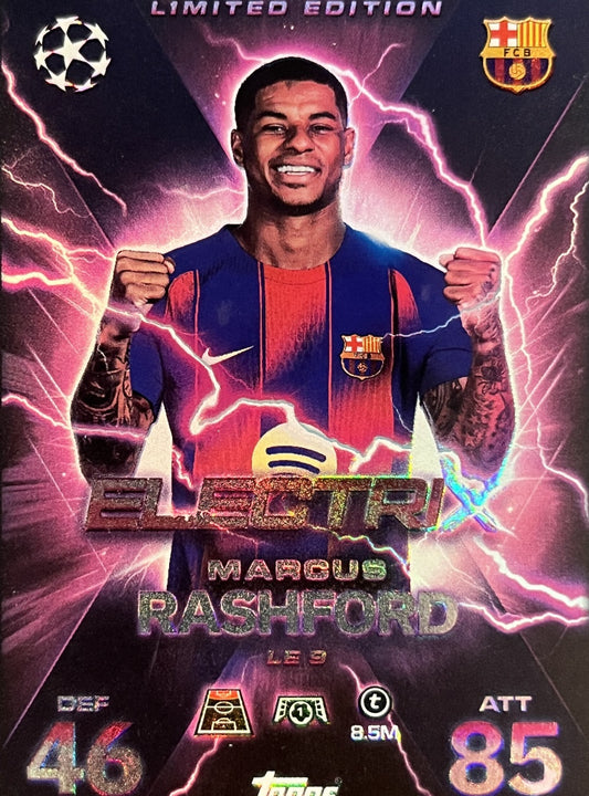 Marcus Rashford 2026 2026 Topps Match Attax Extra 2026 #LE 09