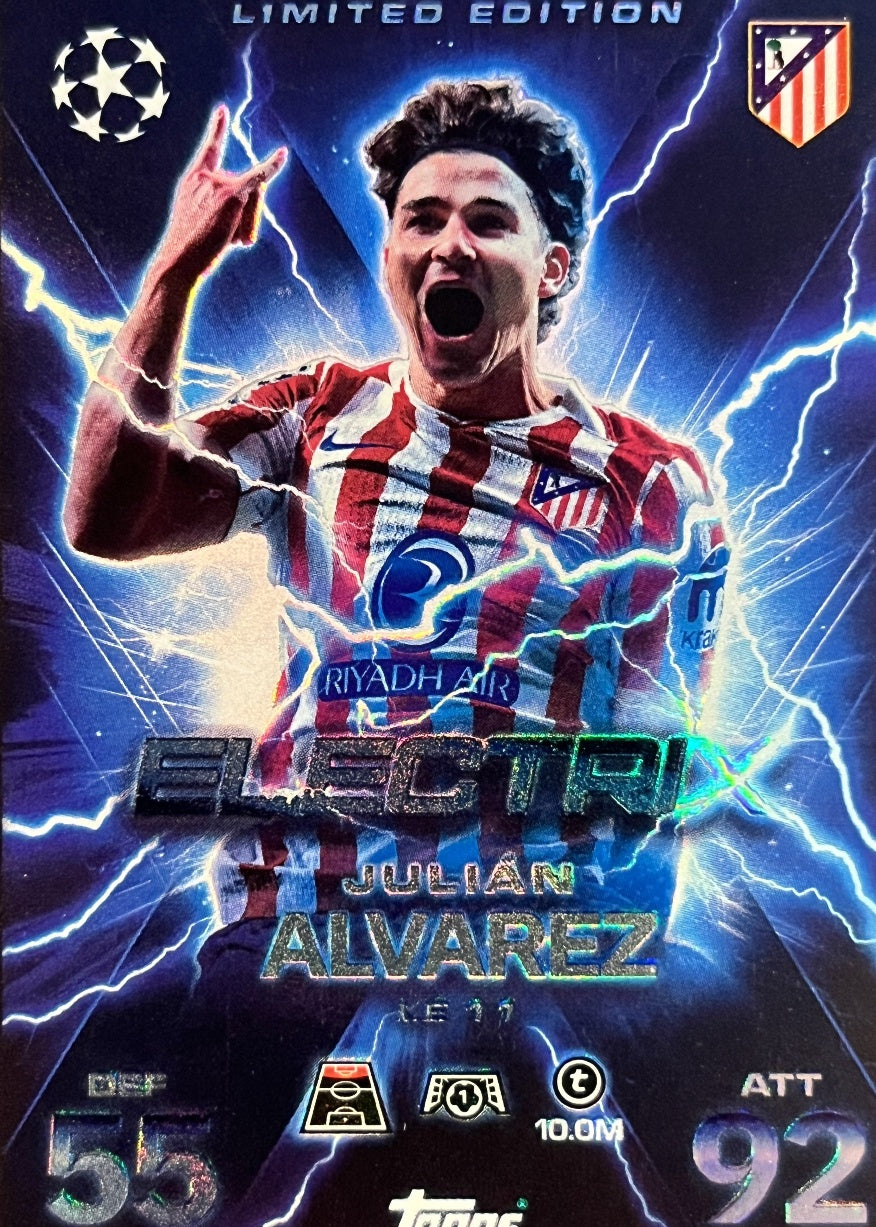 Julian Alvarez 2026 2026 Topps Match Attax Extra 2026 #LE 11