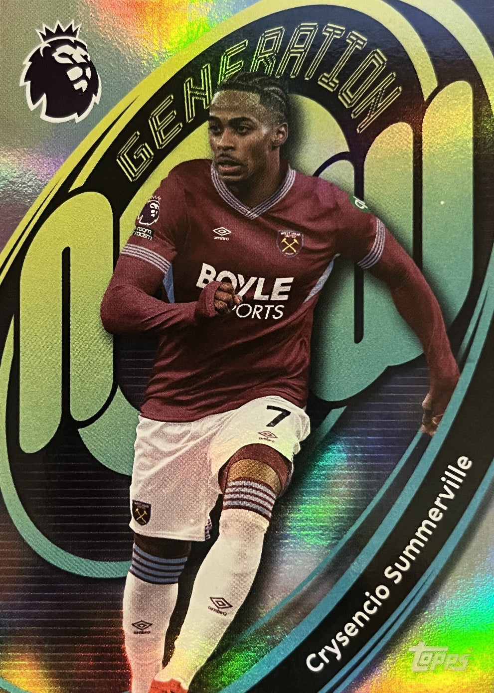 Crysencio Summerville 2026 2026 Topps Premier League #286