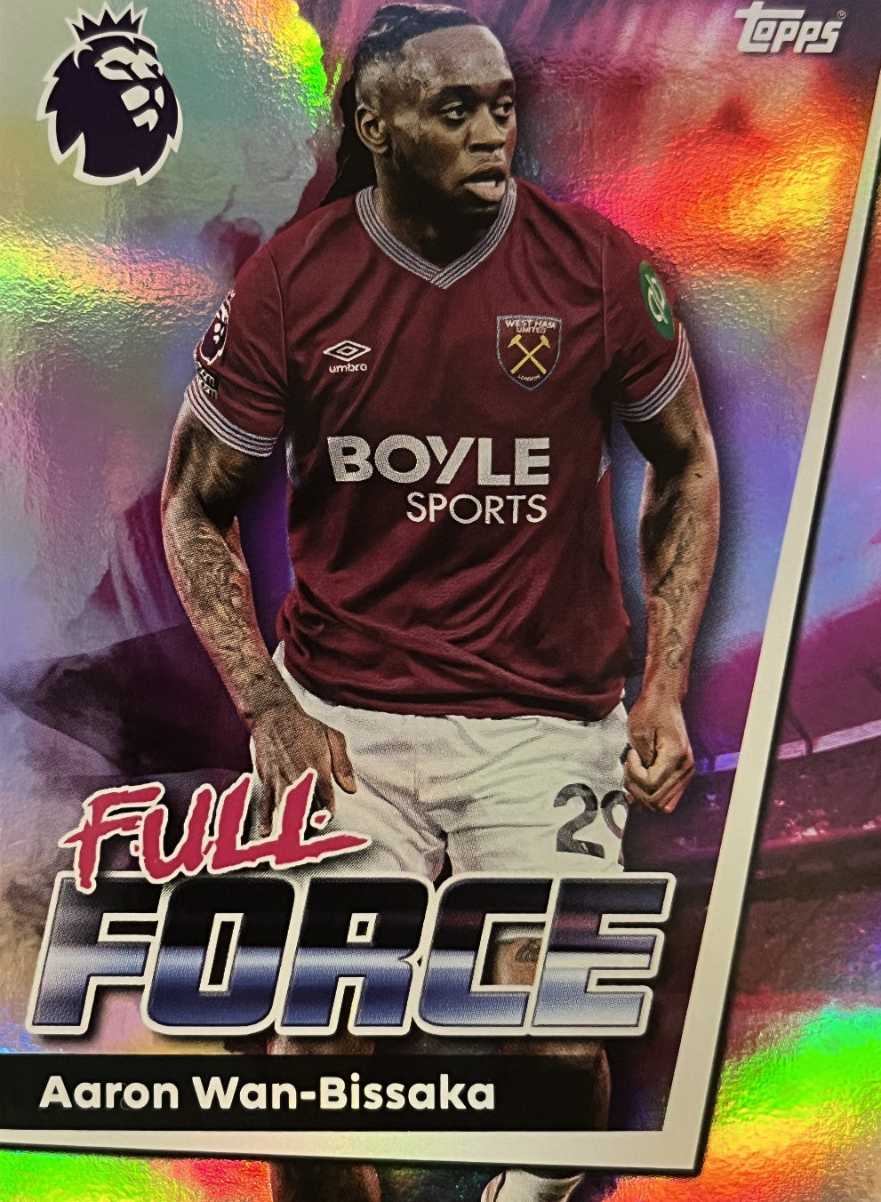 Aaron Wan-Bissaka 2026 2026 Topps Premier League #287