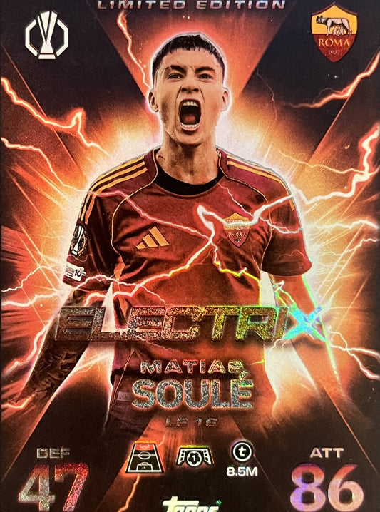 Matias Soulé 2026 2026 Topps Match Attax Extra 2026 #LE 16