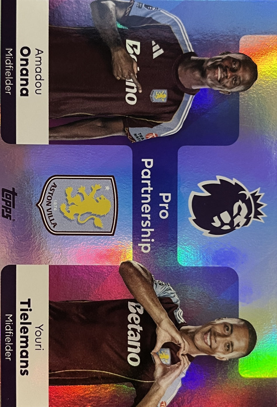 Youri Tielemans 2026 2026 Topps Premier League #362