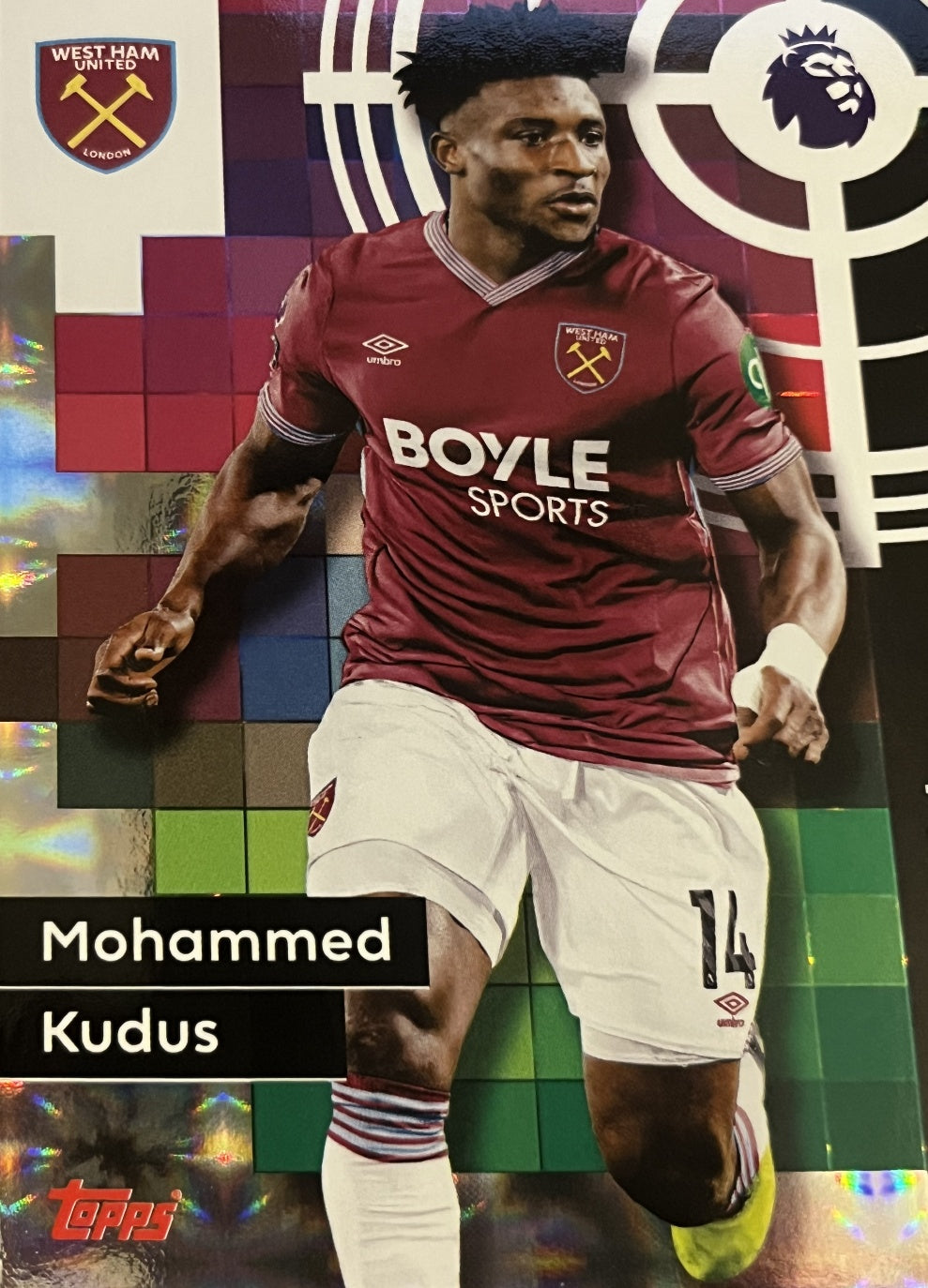 Mohammed Kudus 2026 2026 Topps Premier League #417