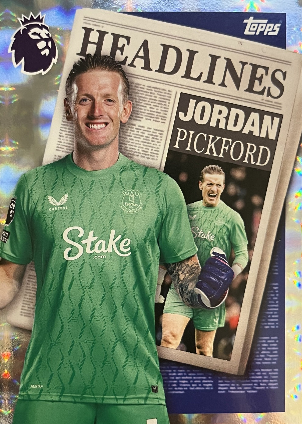 Jordan Pickford 2026 2026 Topps Premier League #445