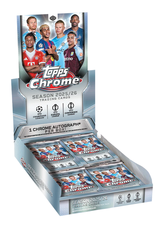 Topps Chrome® UEFA Club Competitions 2025-26 Hobby box