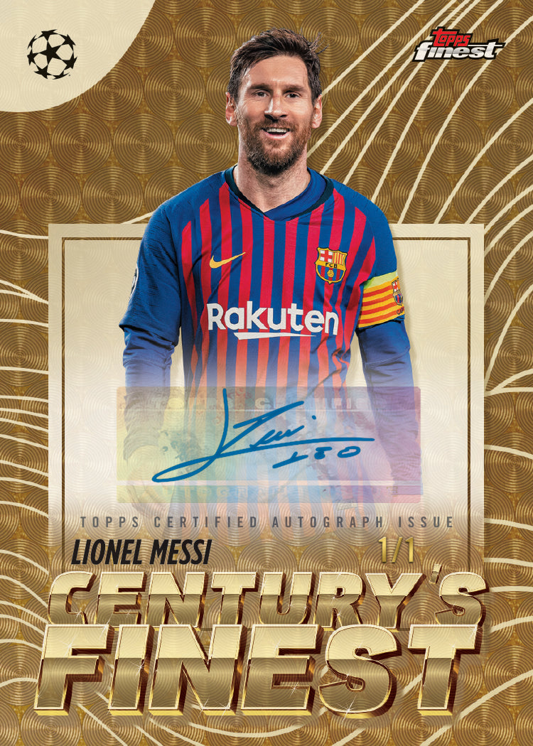 Topps® Finest UEFA Club Competitions 2025/26 Hobby Box (Forhåndsbestilling)