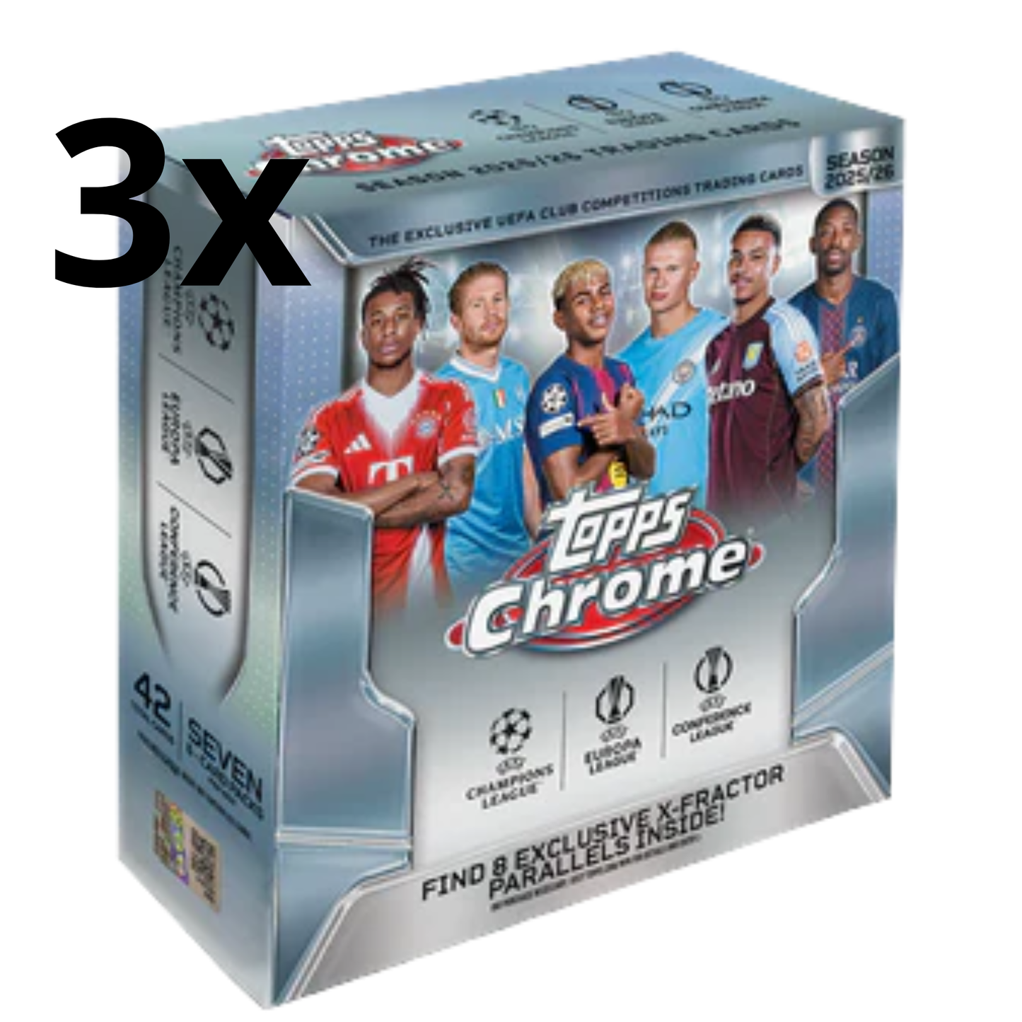 MidnightSun Cards Break #002 – 3x Topps Chrome UCC Mega Boxer