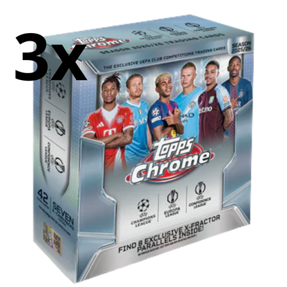 MidnightSun Cards Break #002 – 3x Topps Chrome UCC Mega Boxer