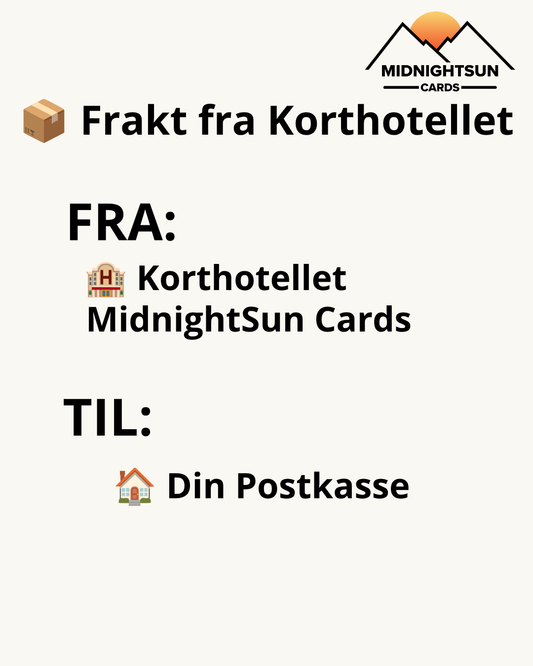 Frakt fra Korthotellet – Breakkort