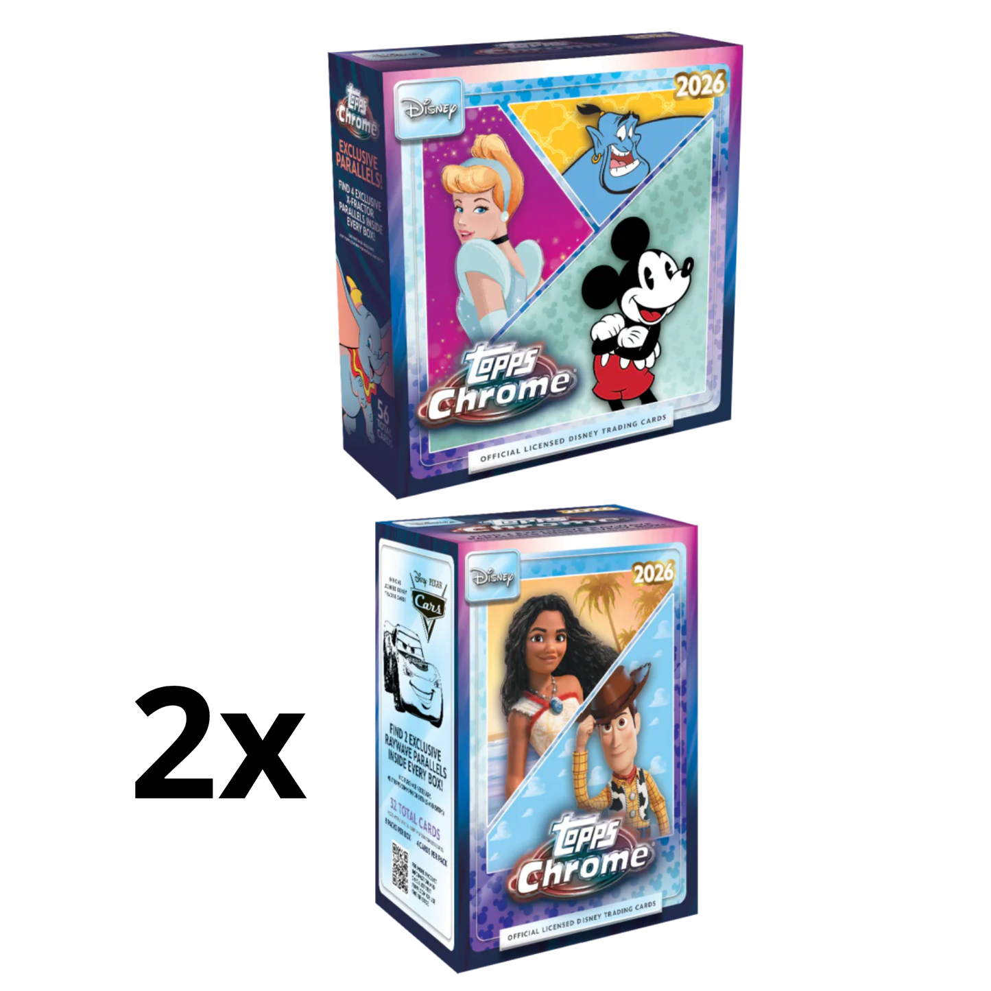MidnightSun Cards Break #016 – Topps Chrome Disney 2026 – Mega Box + 2 Blaster Box