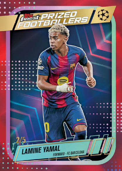 Topps® Finest UEFA Club Competitions 2025/26 Hobby Box (Forhåndsbestilling)