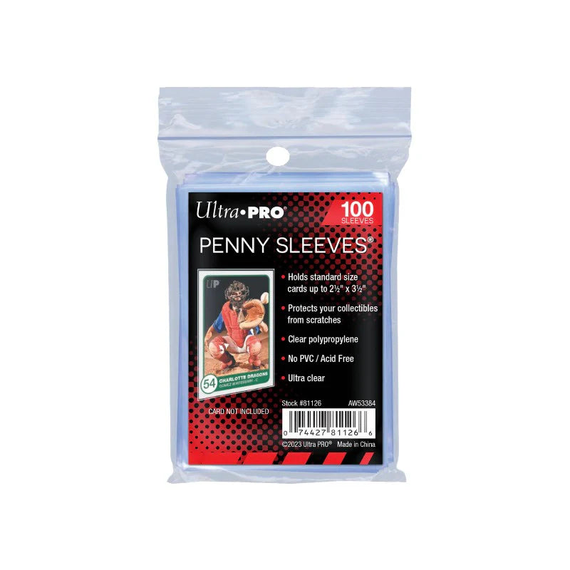 Ultra Pro Penny Sleeves - 100 Pack (Soft Card Sleeves)