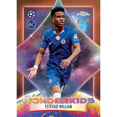 Topps Chrome UEFA Club Competitions 2025-26 Mega Box